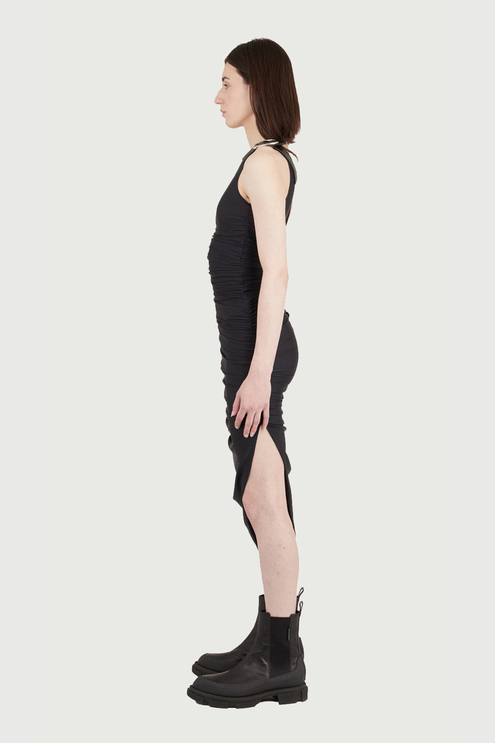 Black Pleats Dress