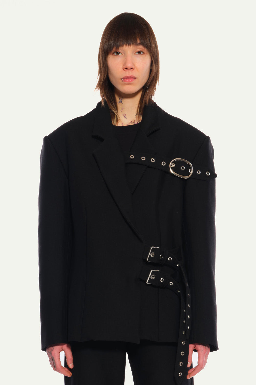 BELT SUIT JACKET