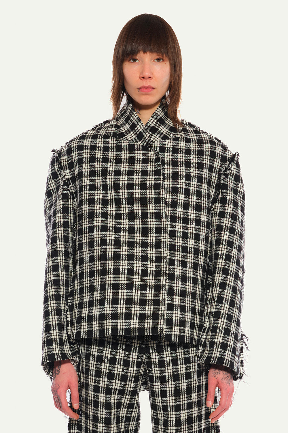 TARTAN SUIT JACKET