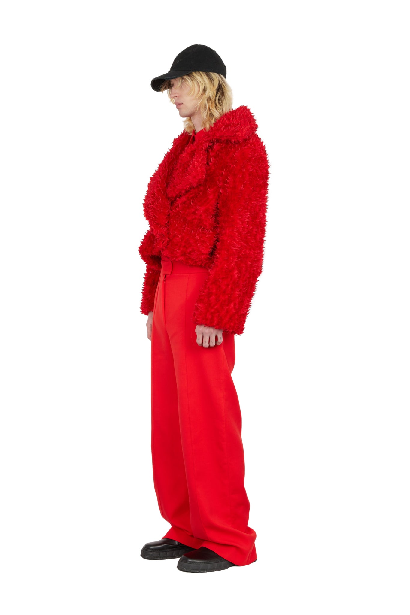 Fur flare pants hotsell