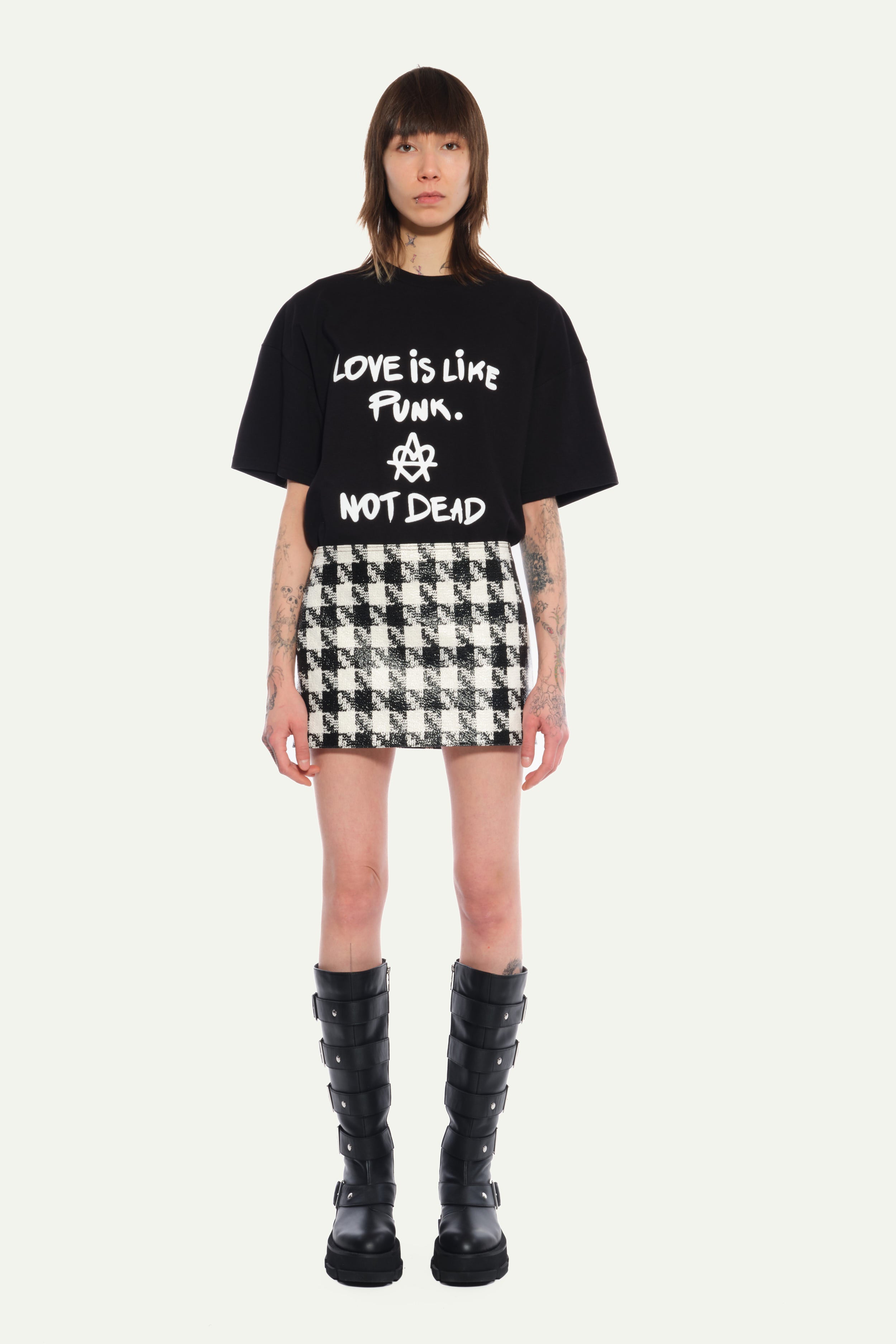 PIED DE POULE SKIRT