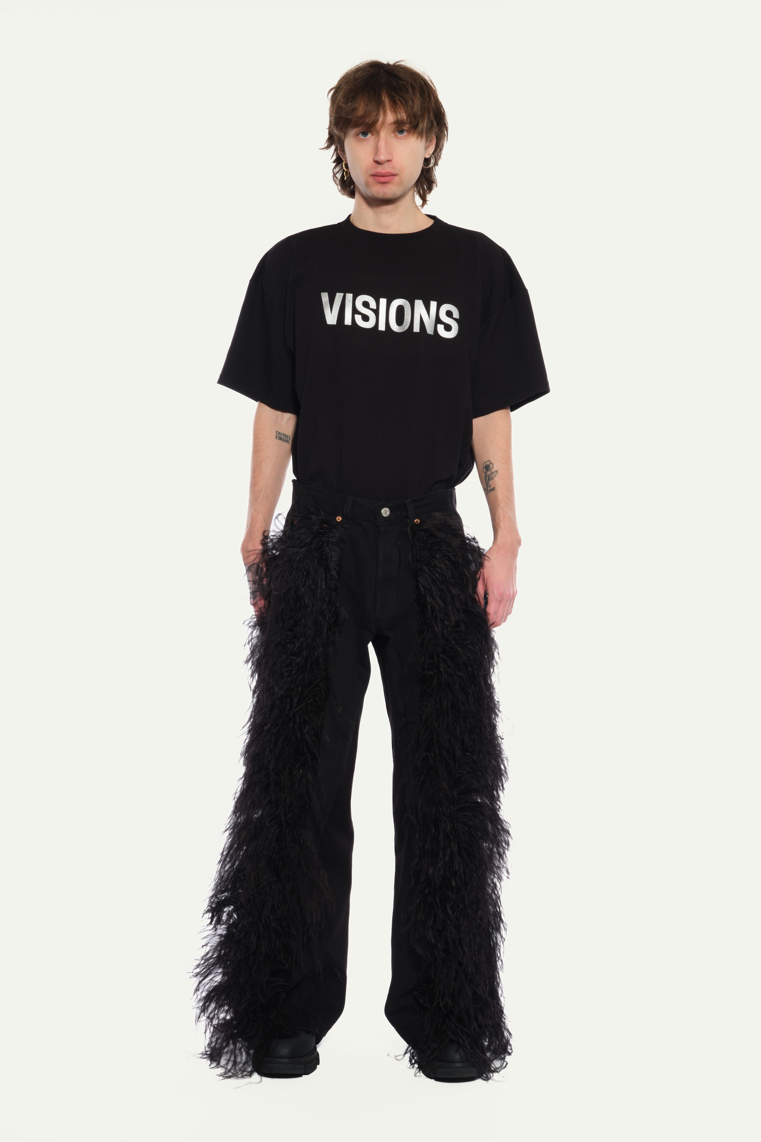 Black Peacock Pants