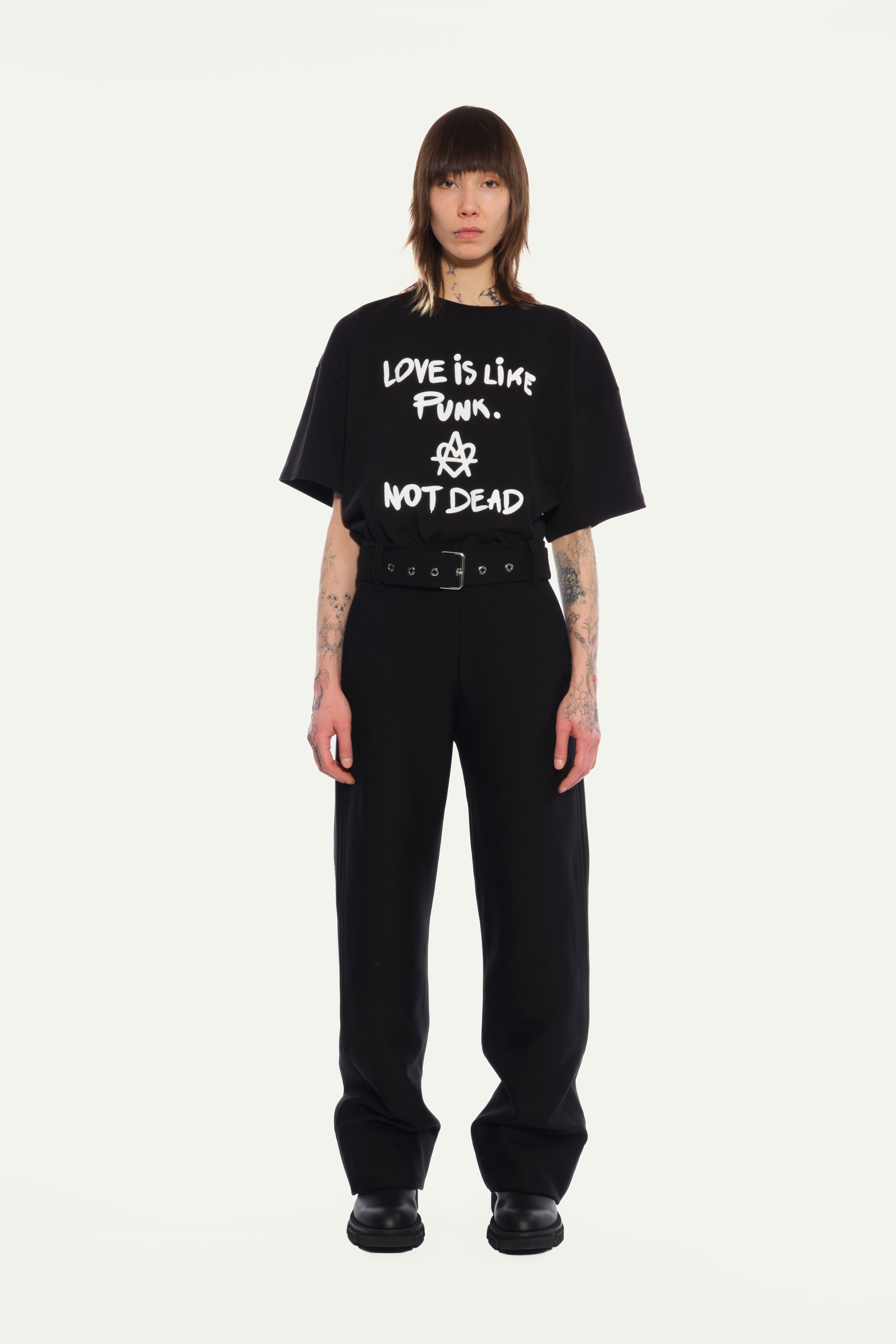 Belt Suit Pants