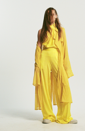 PANTALON JAUNE ACIDE