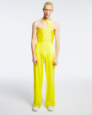 TOP JAUNE ASYMETRIQUE