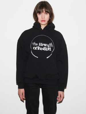 SWEAT-SHIRT NOIR THE STRENGTH SILVER