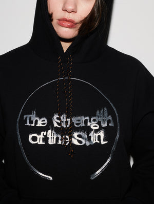 SWEAT-SHIRT NOIR THE STRENGTH SILVER