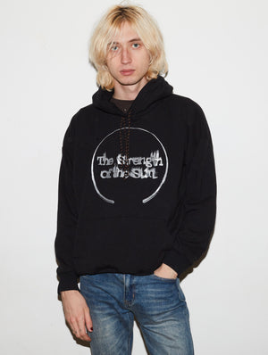 SWEAT-SHIRT NOIR THE STRENGTH SILVER
