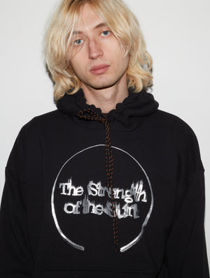 SWEAT-SHIRT NOIR THE STRENGTH SILVER