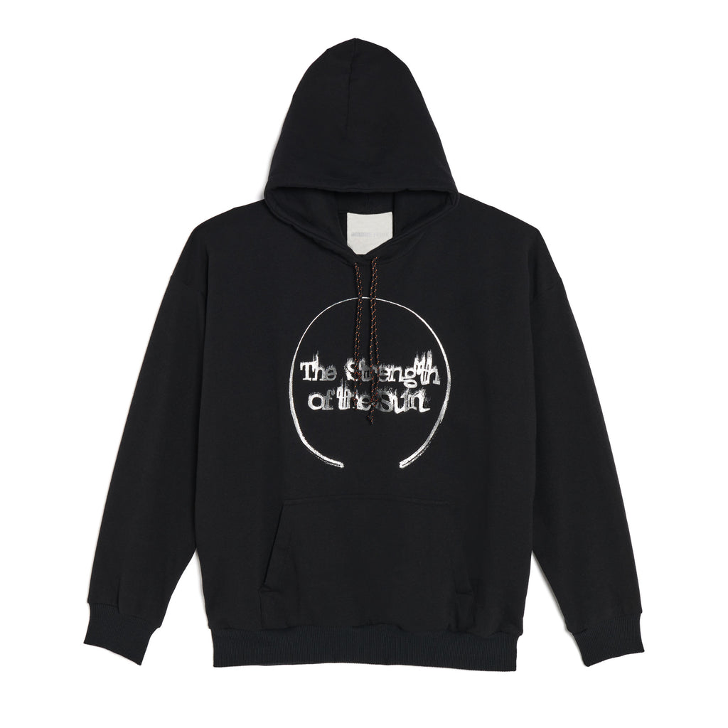 SWEAT-SHIRT NOIR THE STRENGTH SILVER