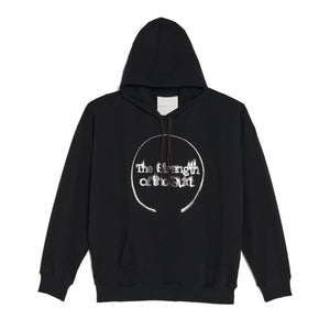 SWEAT-SHIRT NOIR THE STRENGTH SILVER